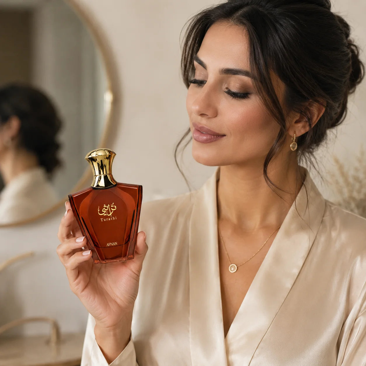 Afnan Turathi Brown Eau de Parfum bottle and box packaging