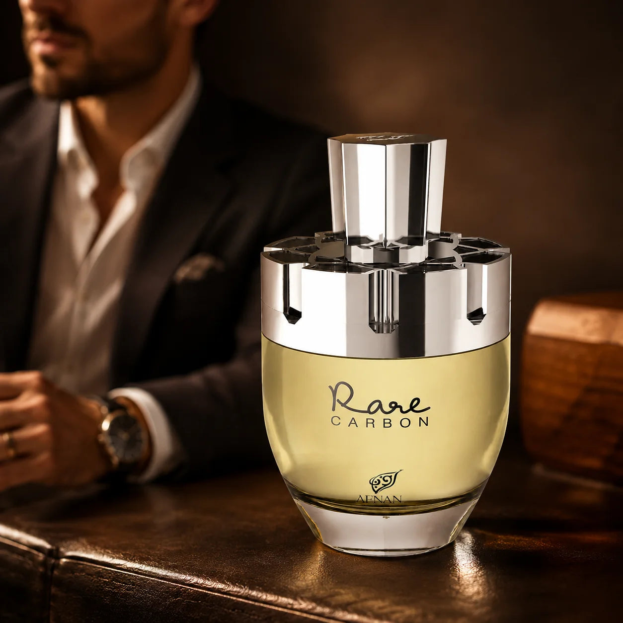 Afnan Rare Carbon Eau de Parfum with gift accessories