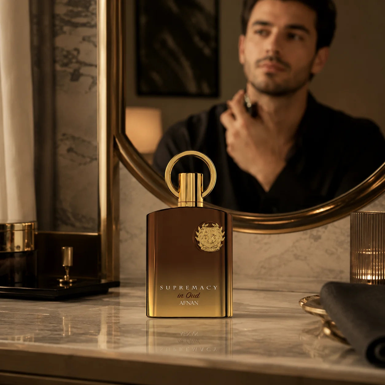 Afnan Supremacy In Oud with gift accessories
